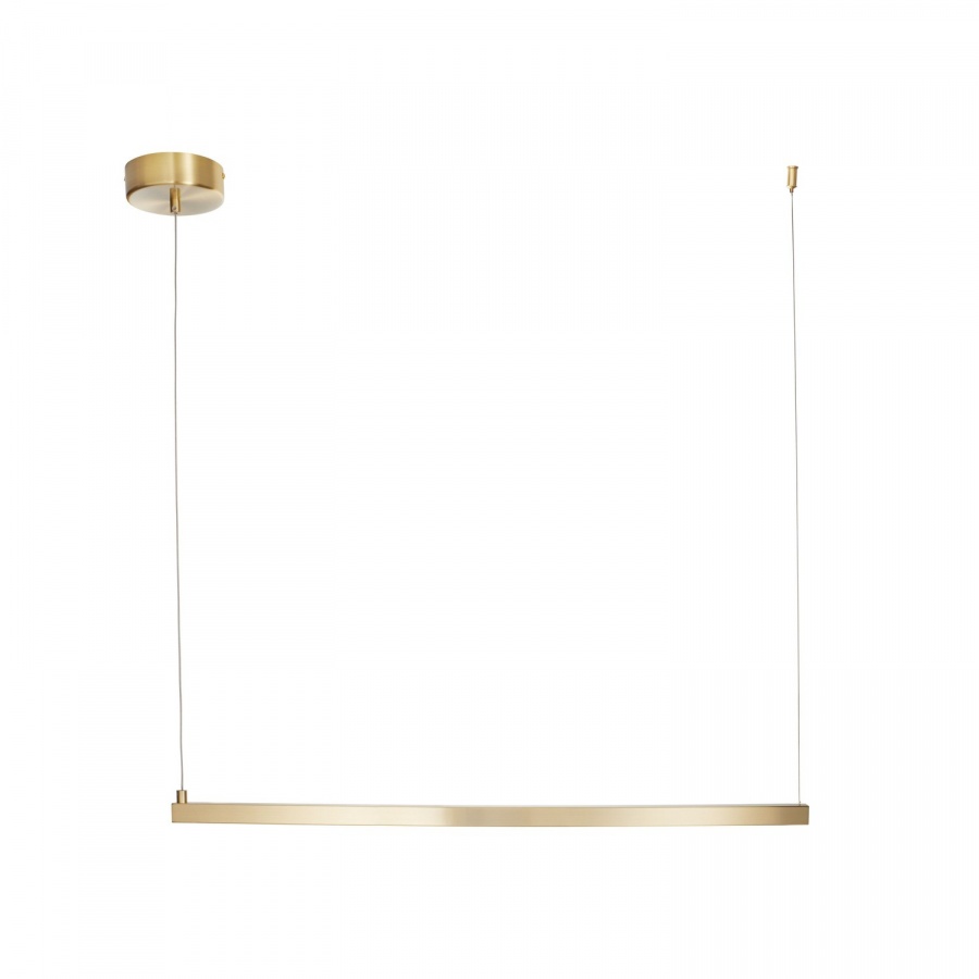 Lampa wisząca beam-120 led złoty 120 cm
