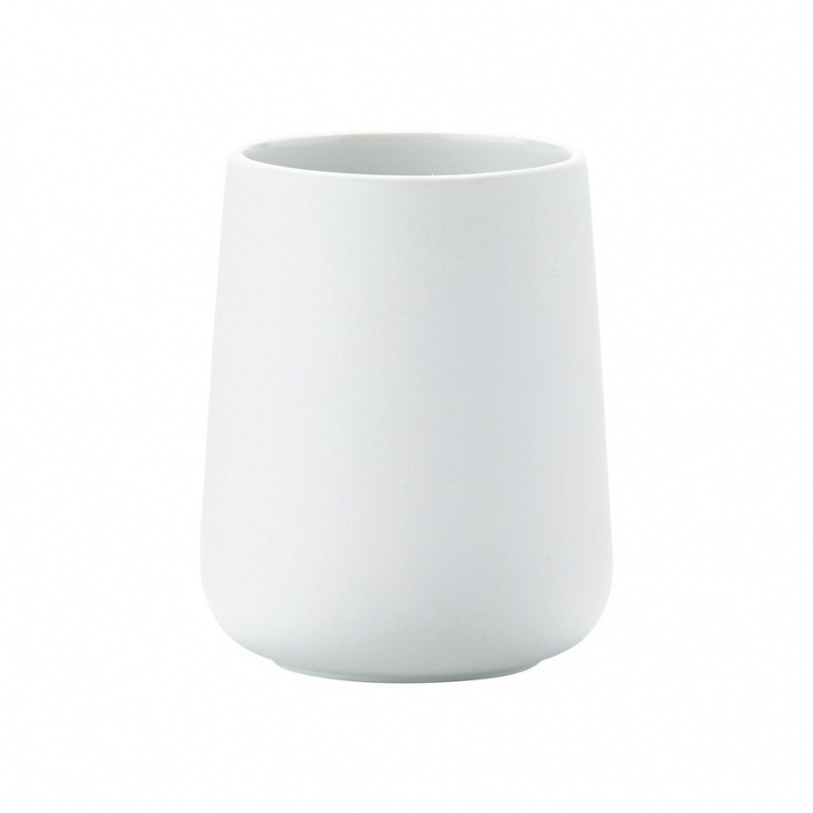 Kubek na szczoteczki do zębów nova biały 330102