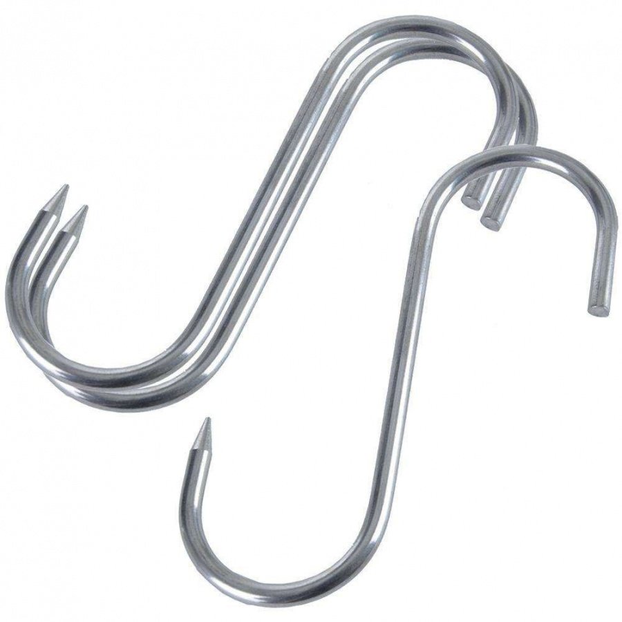 Haczyk hak wieszak stalowy do wędzarni na kiełbasy wędliny 11,5x8,4 cm 3 sztuki