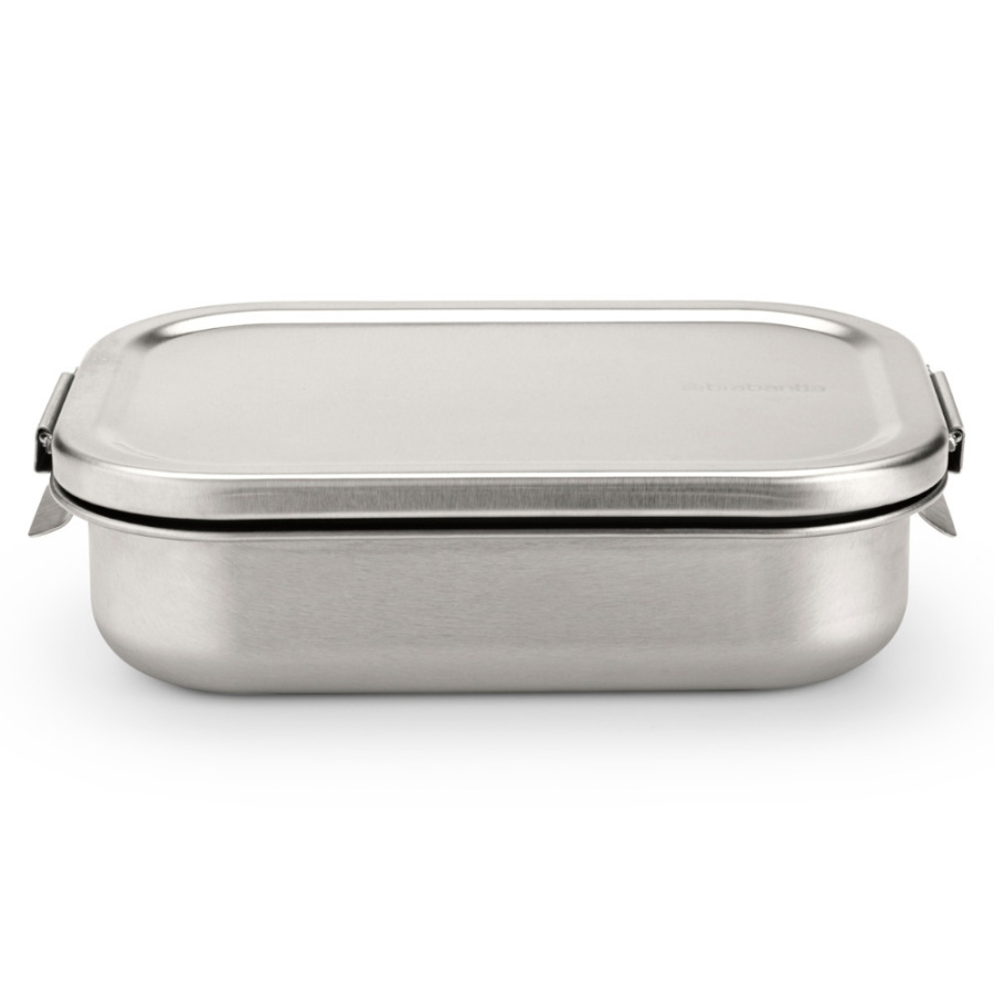 Brabantia 203589 - make take pojemnik na lunch - średni - matt steel