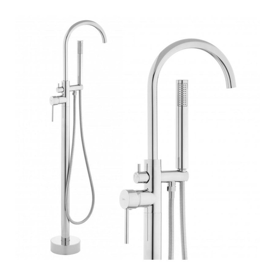 Bateria wannowo prysznicowa wolnostojąca chrom - yoka