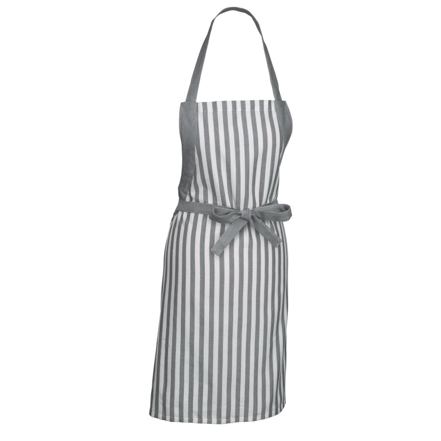 Fartuch kuchenny, bawełna/bambus, 67 x 80 cm, szary