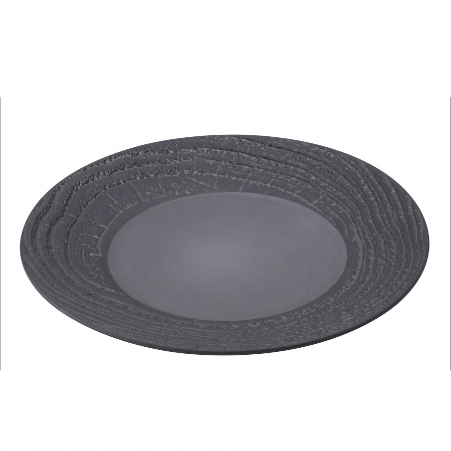 Talerz płaski grafitowy śr. 26 cm
