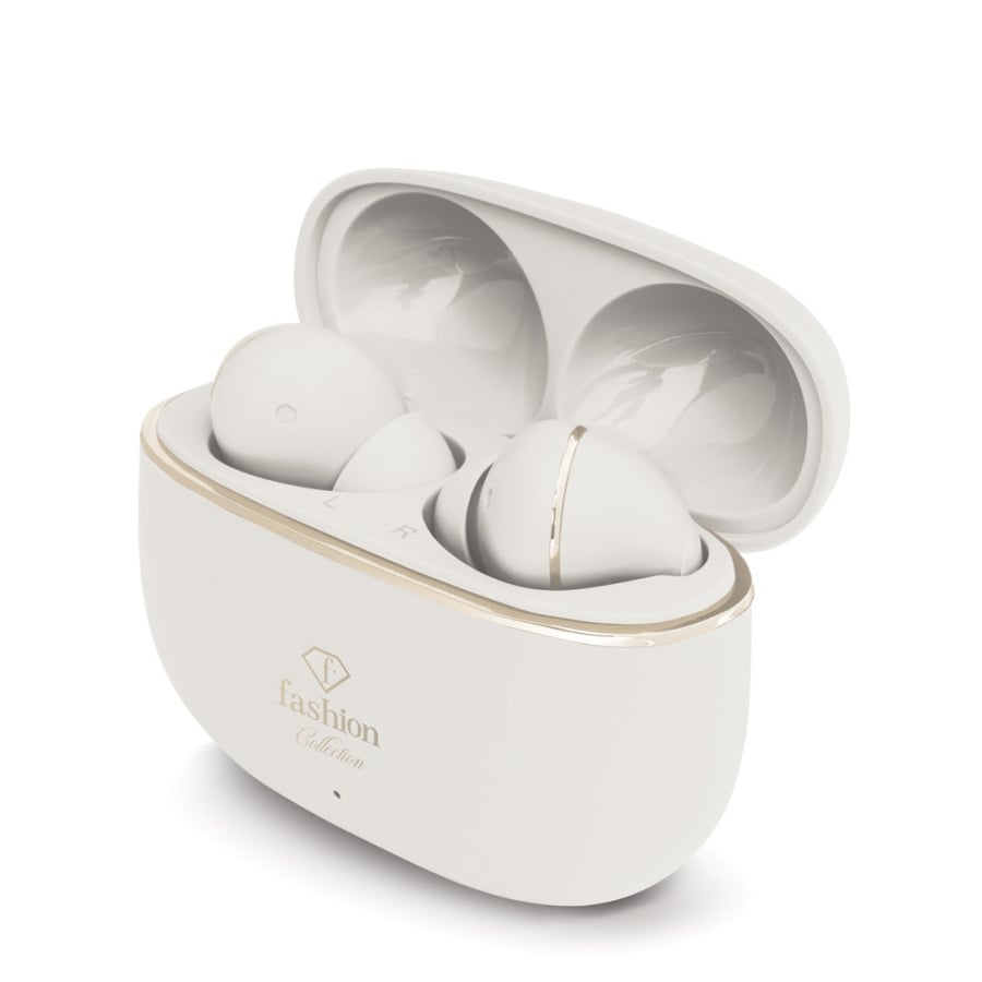Słuchawki bezprzewodowe Fashion TV by BerlingerHaus FTV-0162 – Cream-Gold