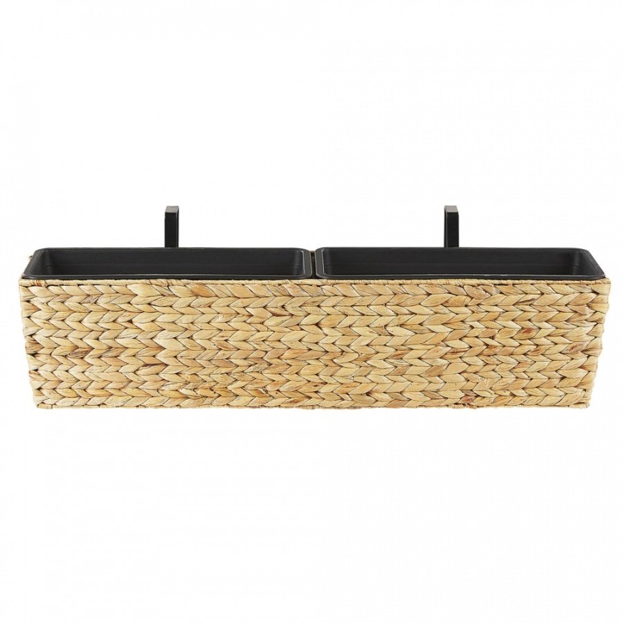 Doniczka 80 x 20 x 18 cm beżowa KAWALA