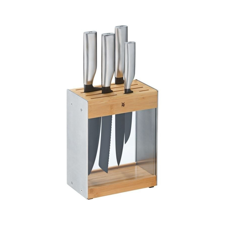 Wmf-zestaw noży w bloku 5el. ultimate black