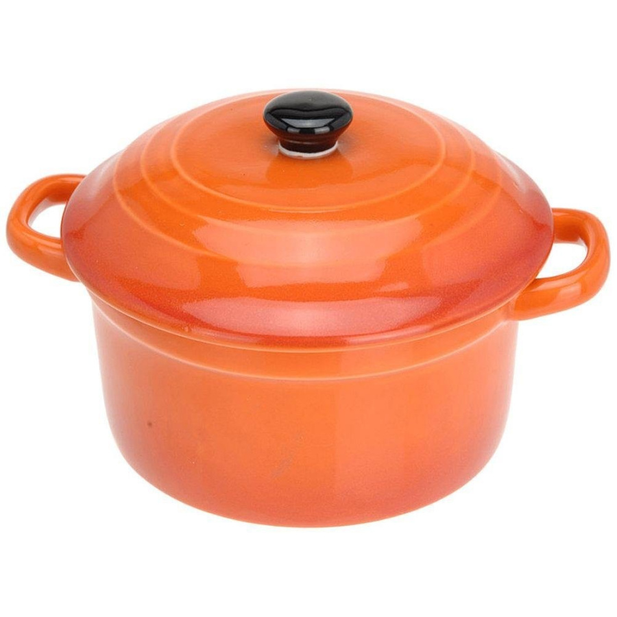 Kokilka porcelanowa z pokrywką, naczynie żaroodporne do zapiekania, 300 ml