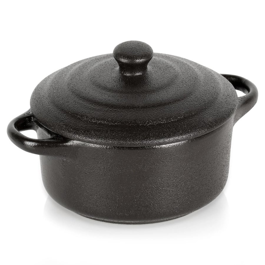 Miseczka do zapiekania porcelanowa z pokrywką 150 ml