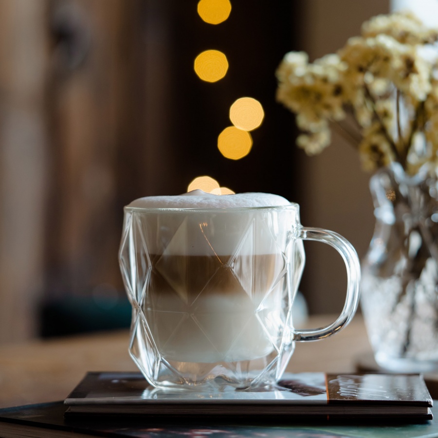 Kubek z podwójną ścianką geo 450 ml 8517