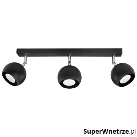 Plafon OCULARE 3 Czarny