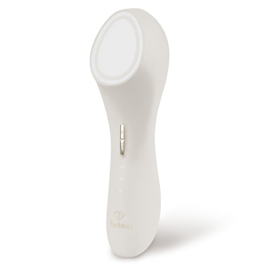 Masażer liftingujący do twarzy z funkcją ciepła i chłodzenia FashionTV FTV-0137 Matte Cream-Gold Col