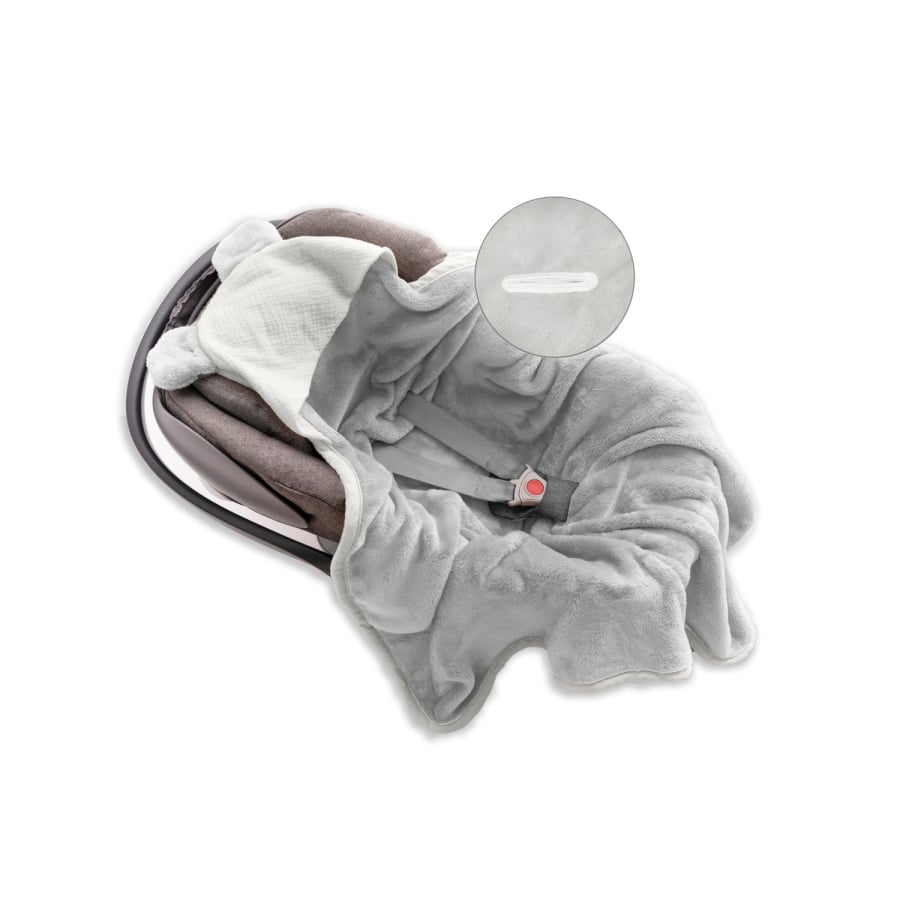 Kocyk KOALA MUSLIN z kapturkiem 95x95