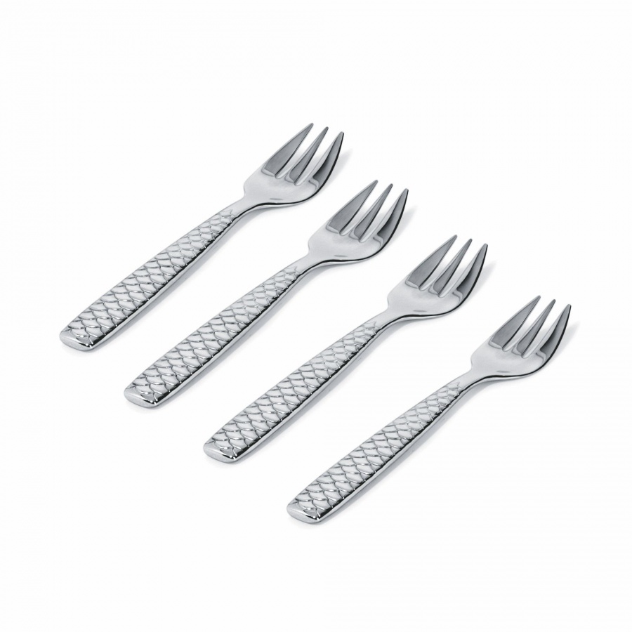zestaw 4 widelców do ostryg