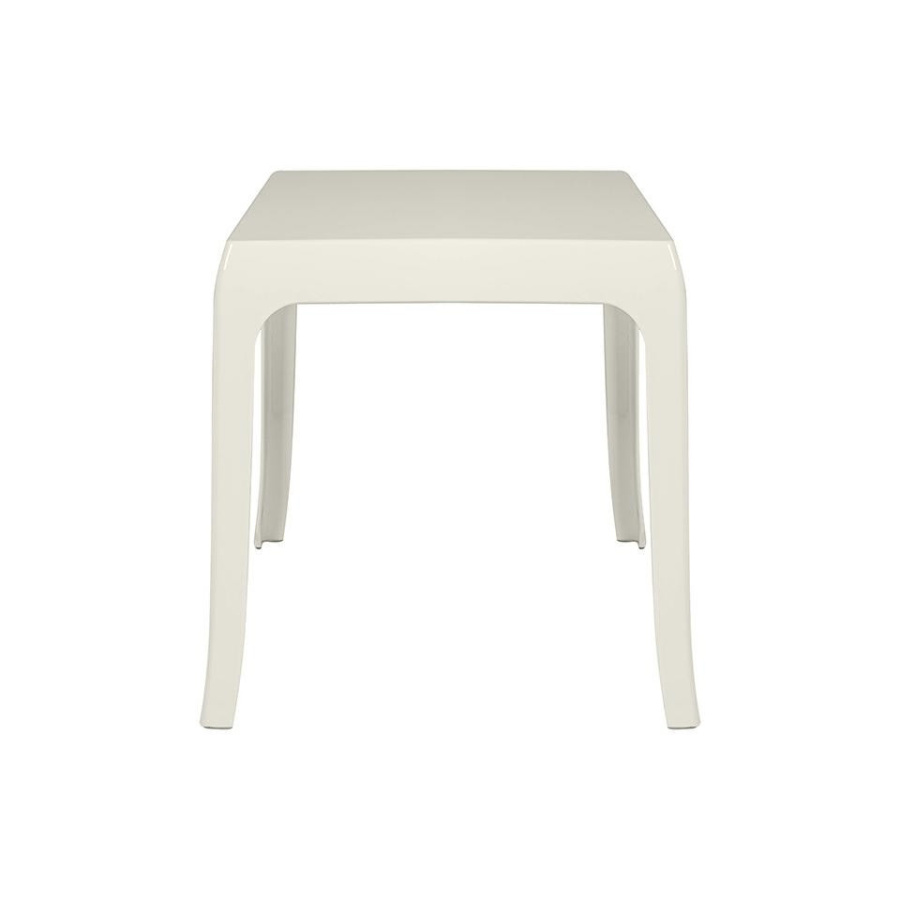 Stolik ghost beżowy - poliwęglan