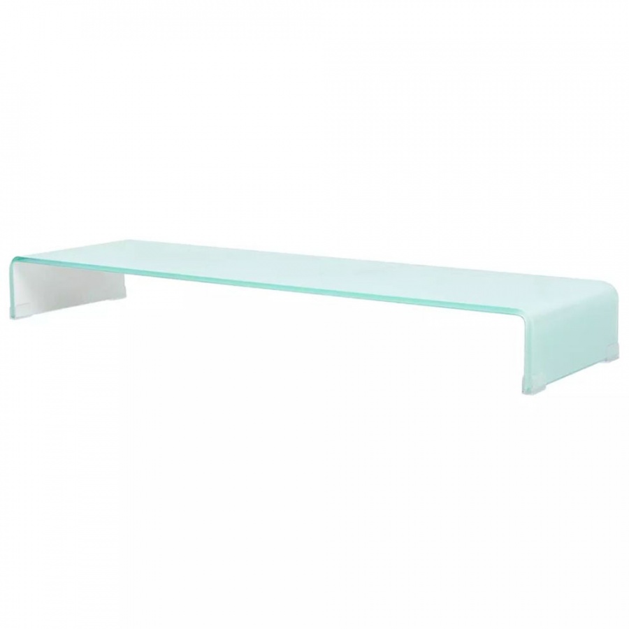 Podstawka pod monitor / telewizor szklana 110x30x13 cm