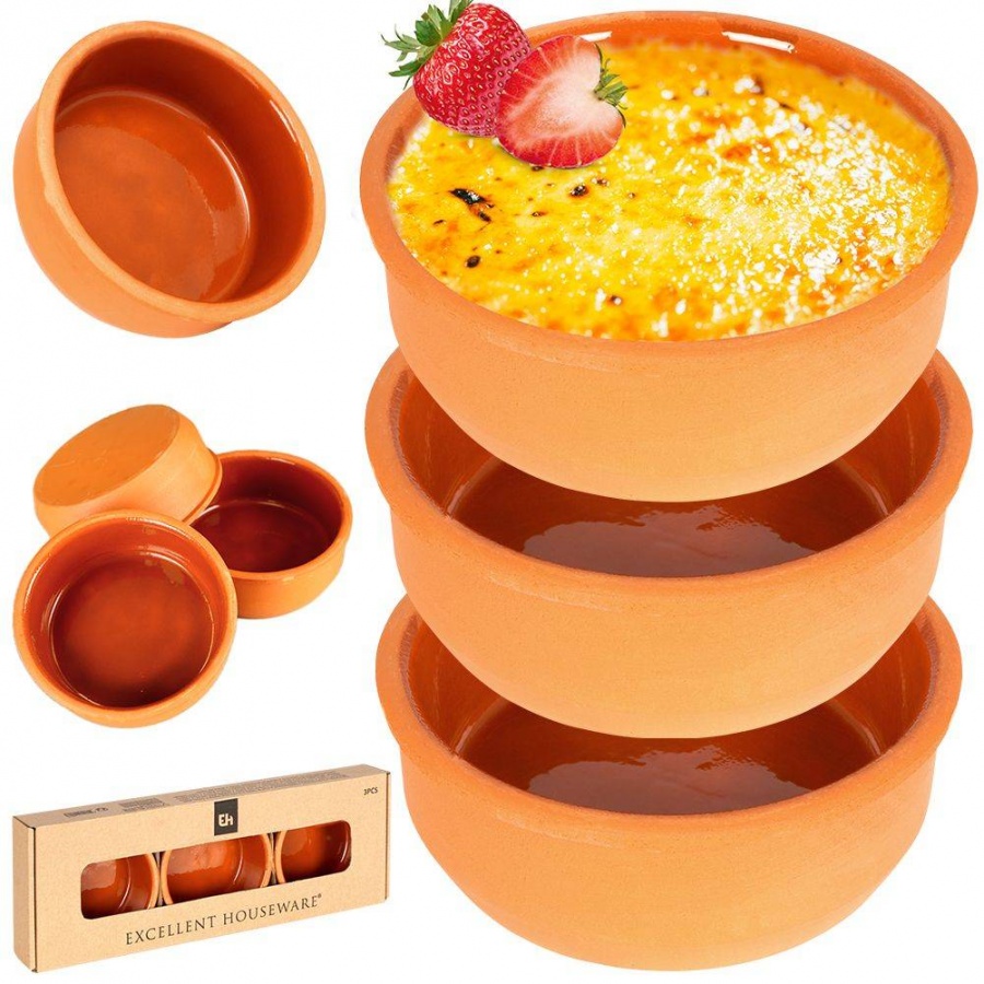3 x Miseczka, kokilka do zapiekania, 3 sztuki, 200 ml