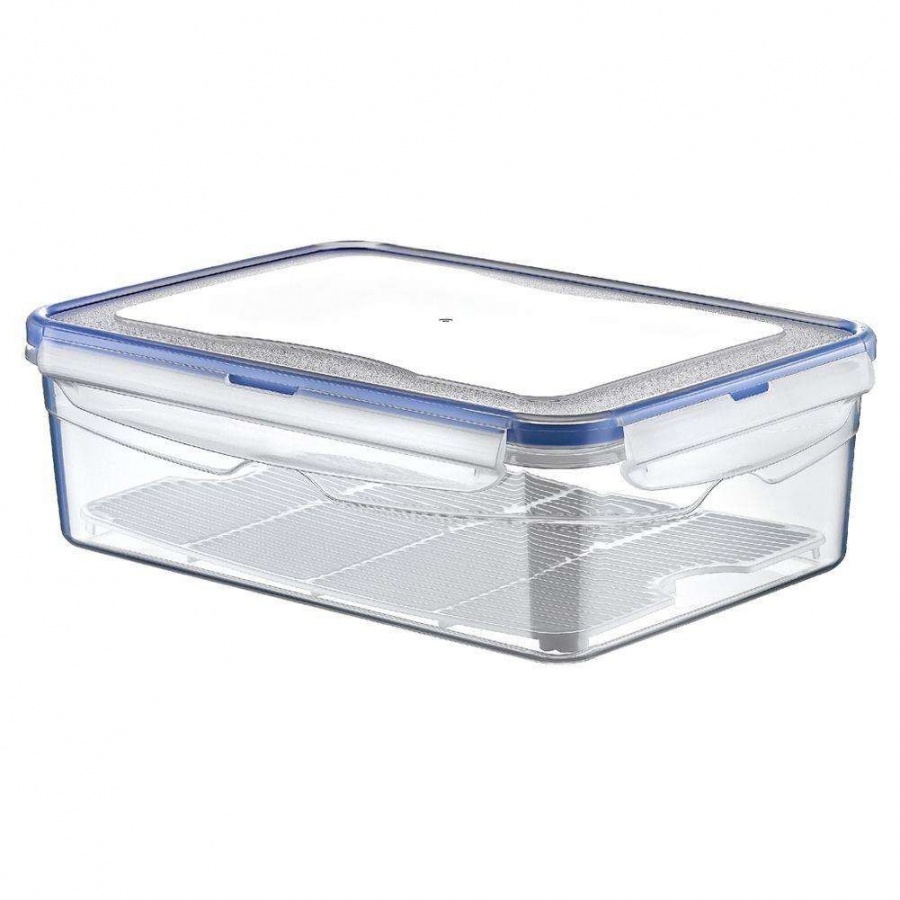 Pojemnik do żywności z uszczelką, 2,6 l, prostokątny