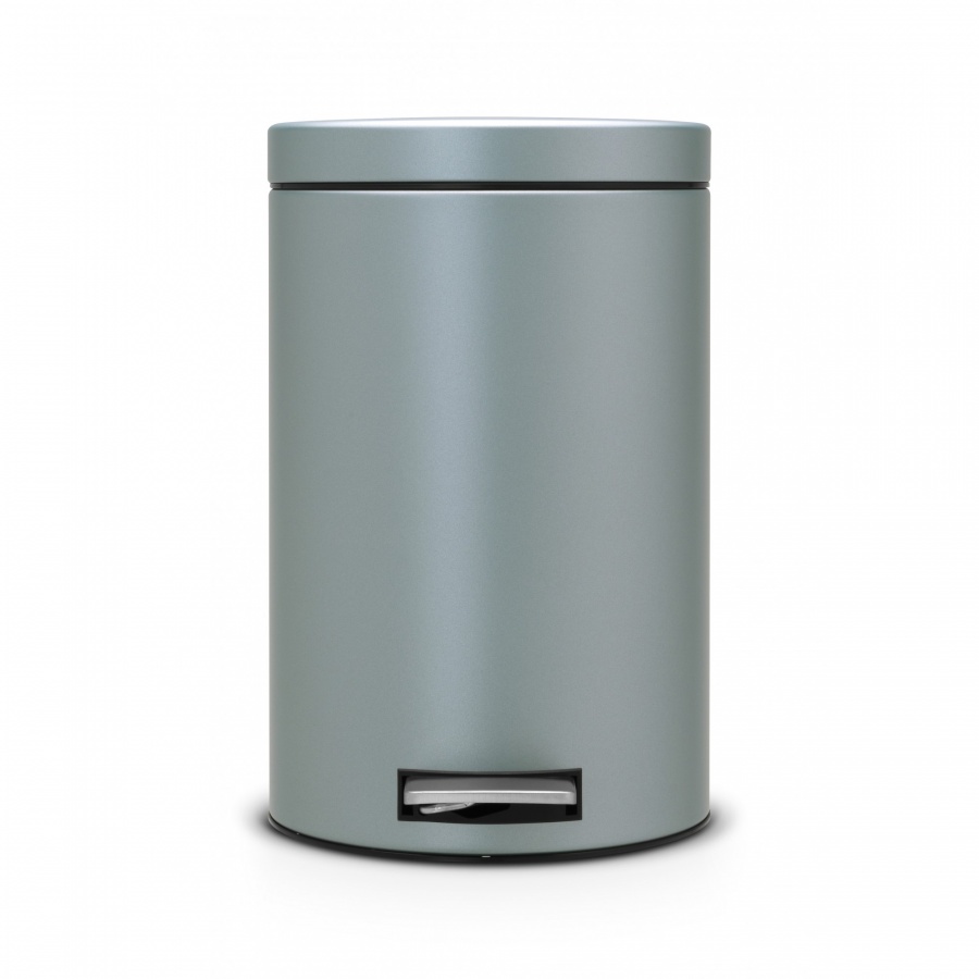 Kosz pedałowy 12l metaliczny mietowy 106002