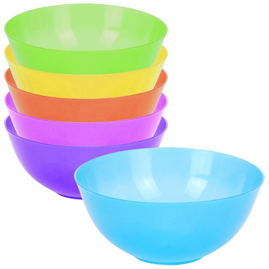 Miseczki plastikowe 450 ml 6 szt.