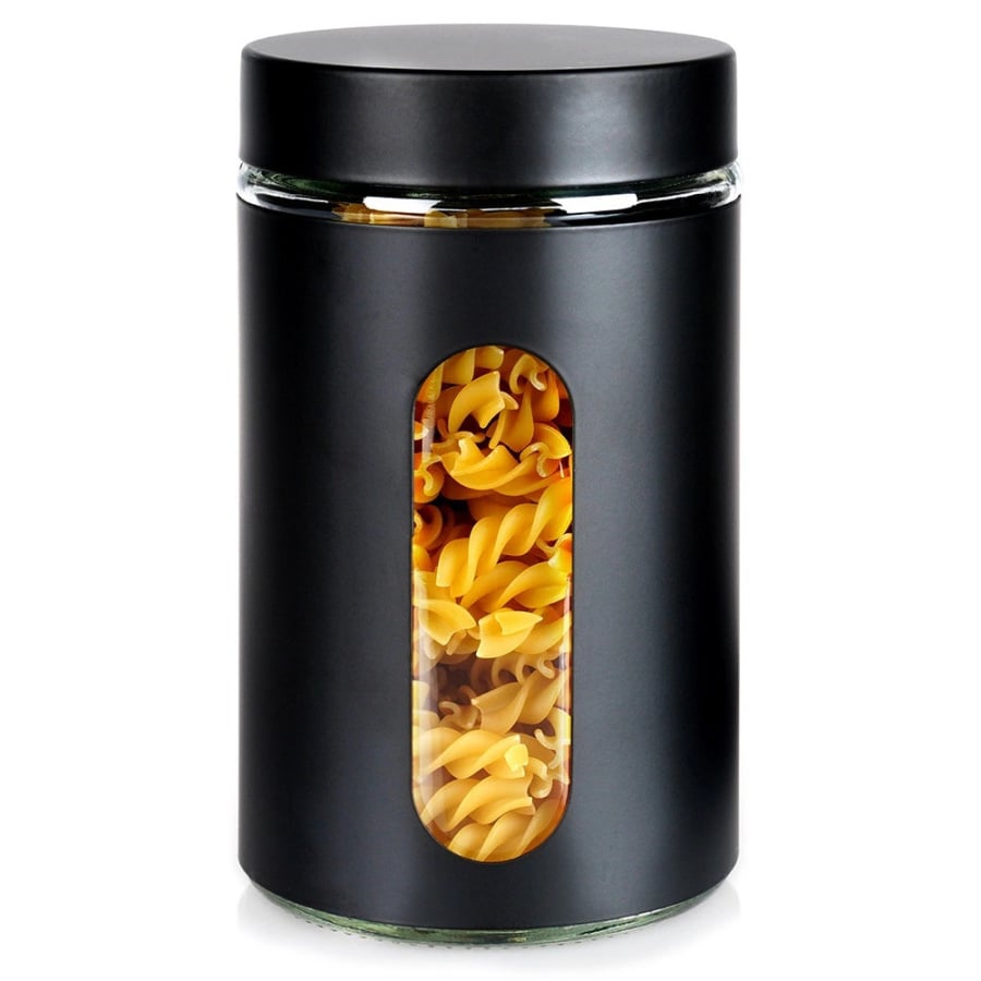 Pojemnik na produkty sypkie szklany zakręcany 1 l