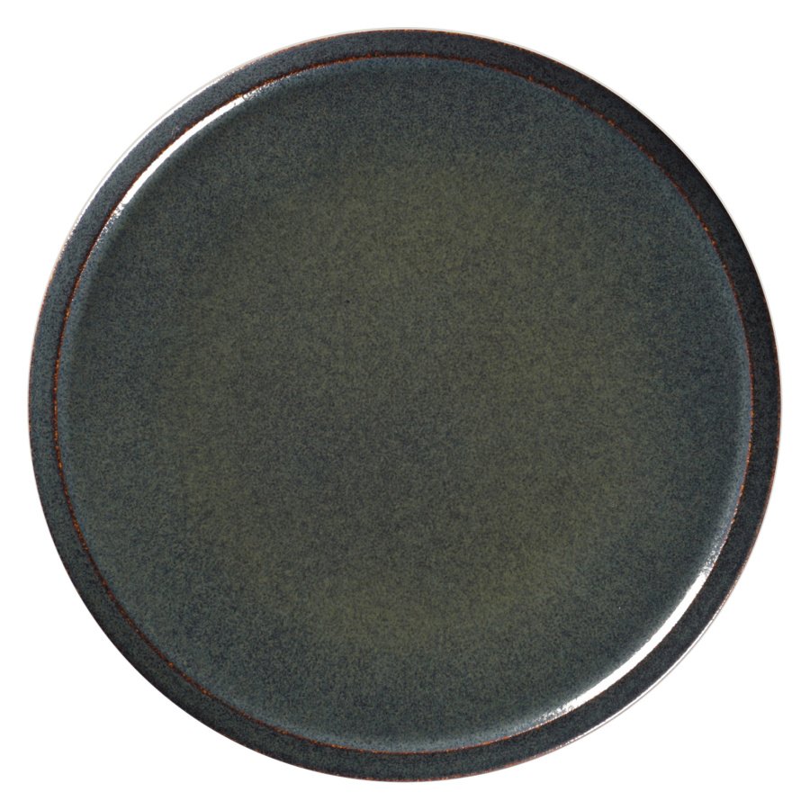 Stone talerz płaski 32 cm wulkaniczny
