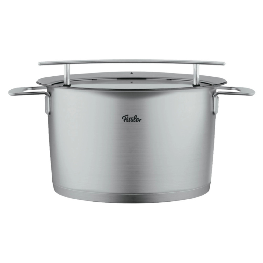 Fissler - phi collection® - garnek wysoki ze szklaną pokrywą - 6,5 l - 24 cm