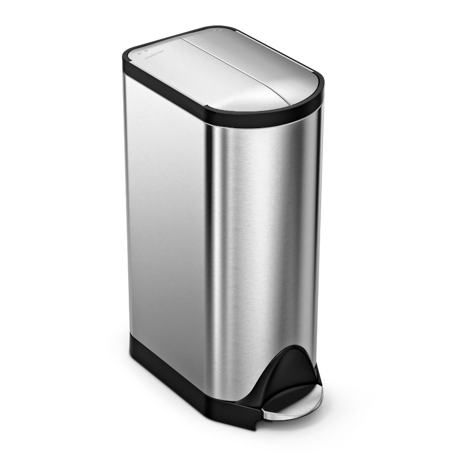 Kosz na śmieci motylkowy z pedałem, 30 l