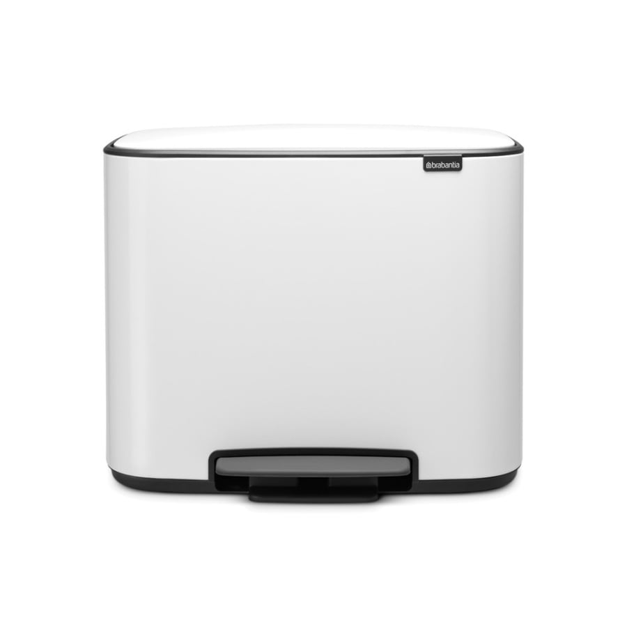 BRABANTIA 121388 - Bo Pedal Bin - Kosz 36 l - 1 komora - Biały