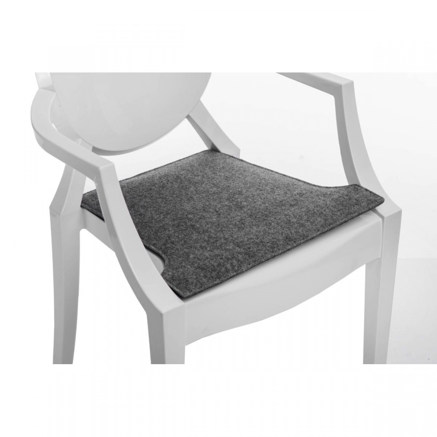 Poduszka na krzesło Royal szara jasna