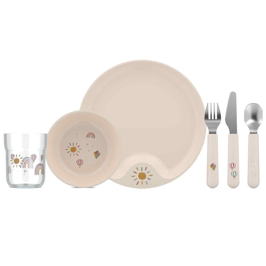 Zestaw obiadowy dziecięcy 6-szt. mio sunshine & rainbow 108041065245