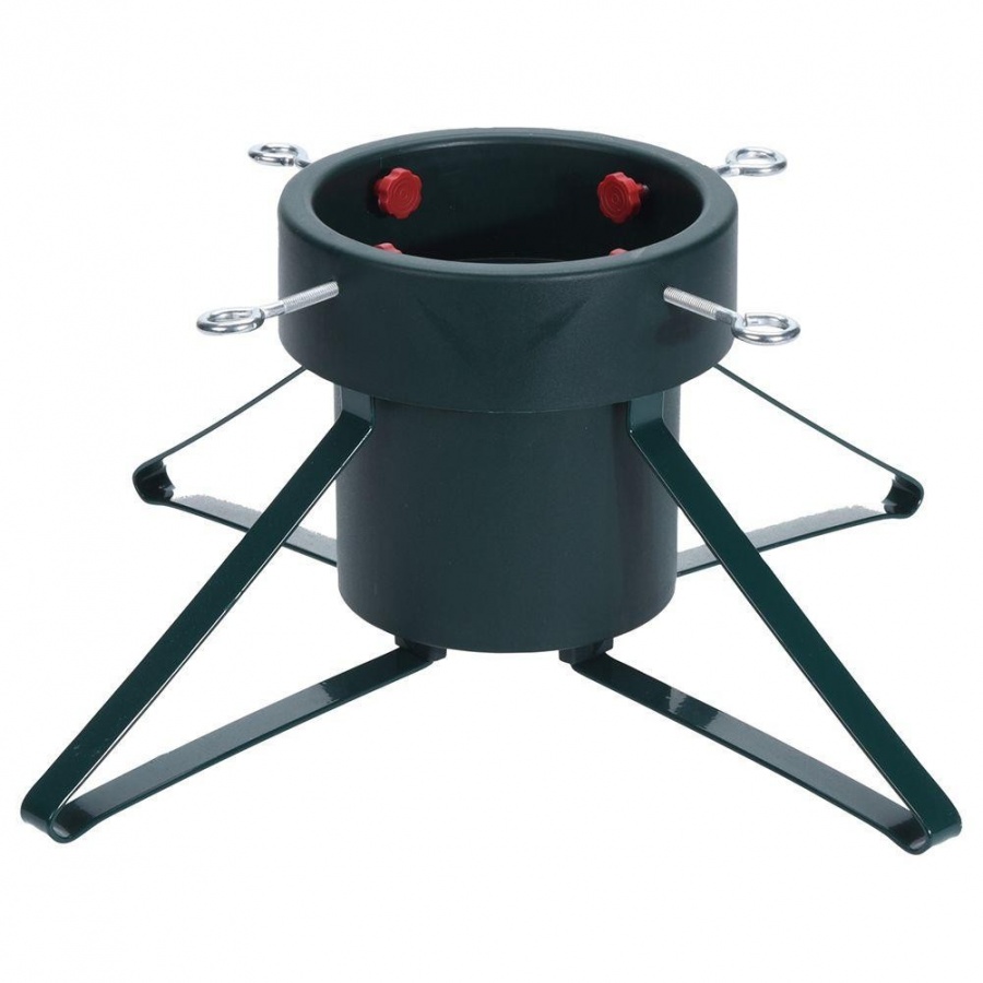 Stojak choinkowy zielony metalowy podstawka pod choinkę na drzewko 18 cm