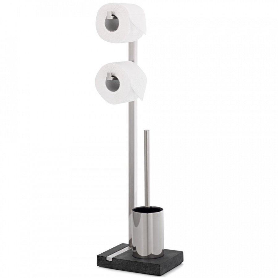 Szczotka do WC ze stojakiem na papier Blomus Menoto