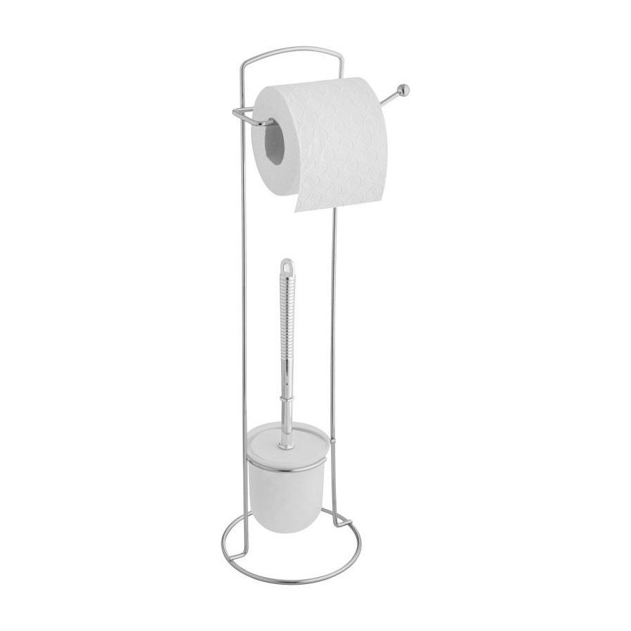Stojak na papier toaletowy zasobnik i szczotka wc