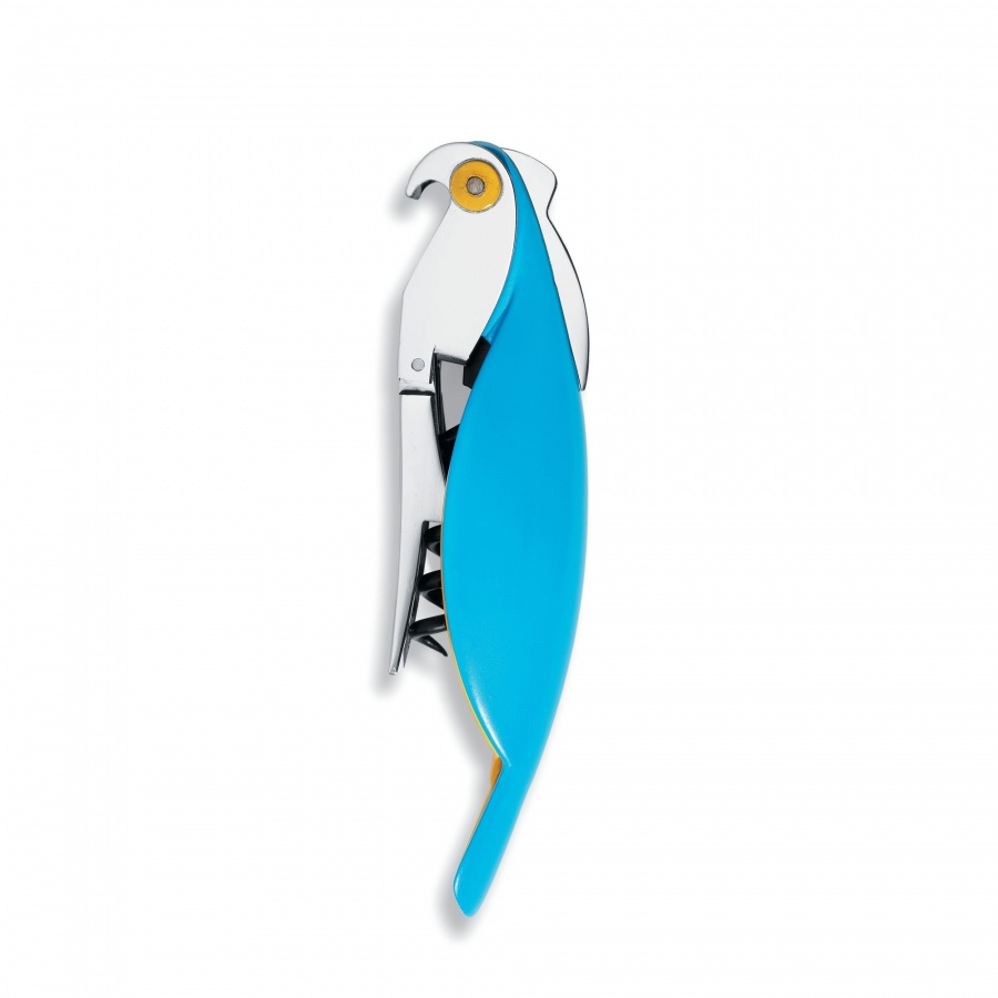 Korkociąg barmański Alessi niebieski