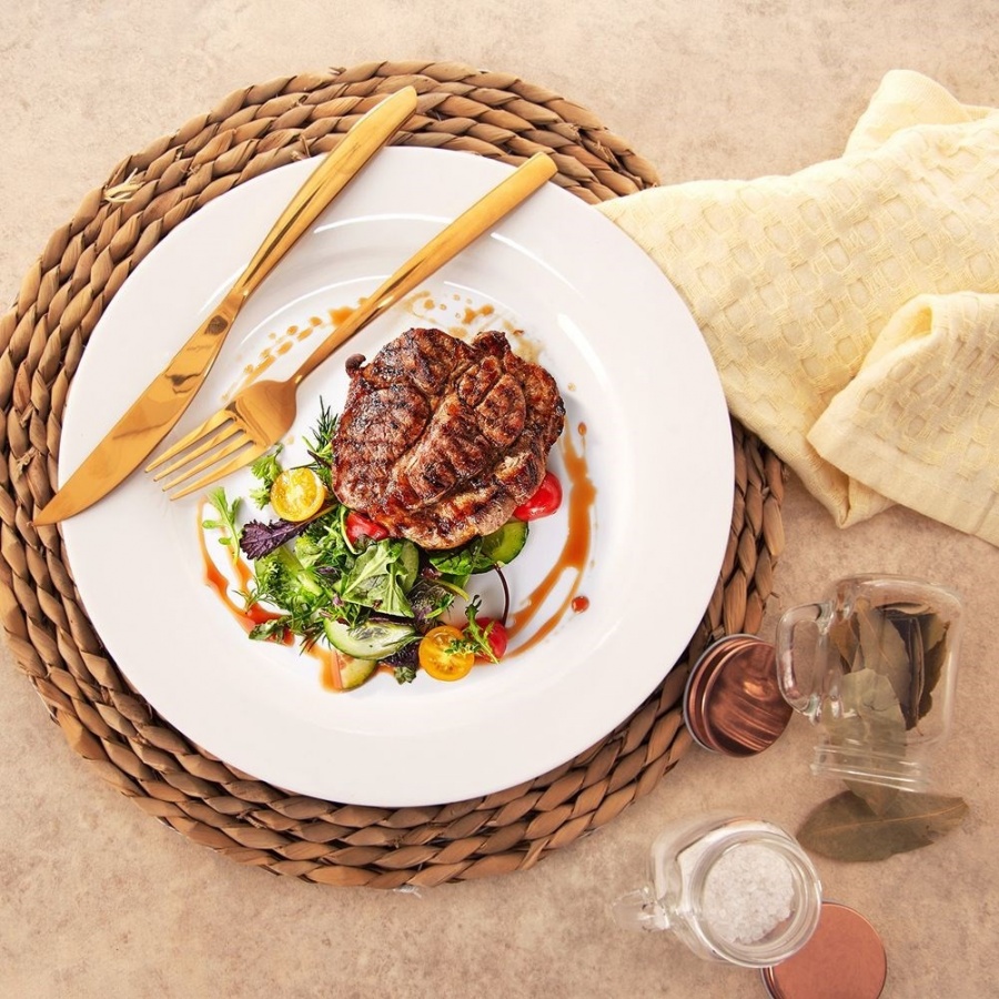 Talerz obiadowy płytki porcelanowy mona 27 cm