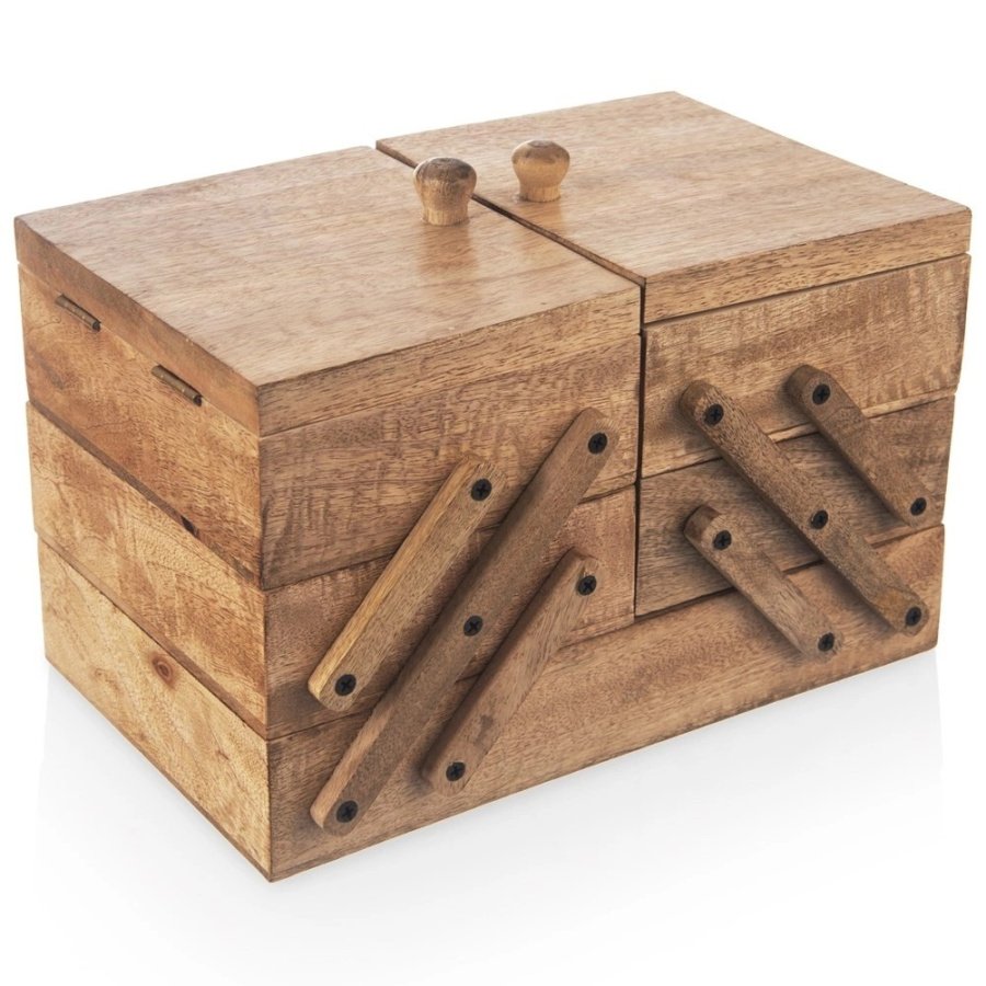 Niciarka drewniana mango 30,5/71x18x21 cm