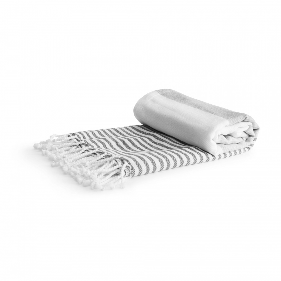 ręcznik Hamam ECO, 145 x 250 cm, bawełna organiczna, szary