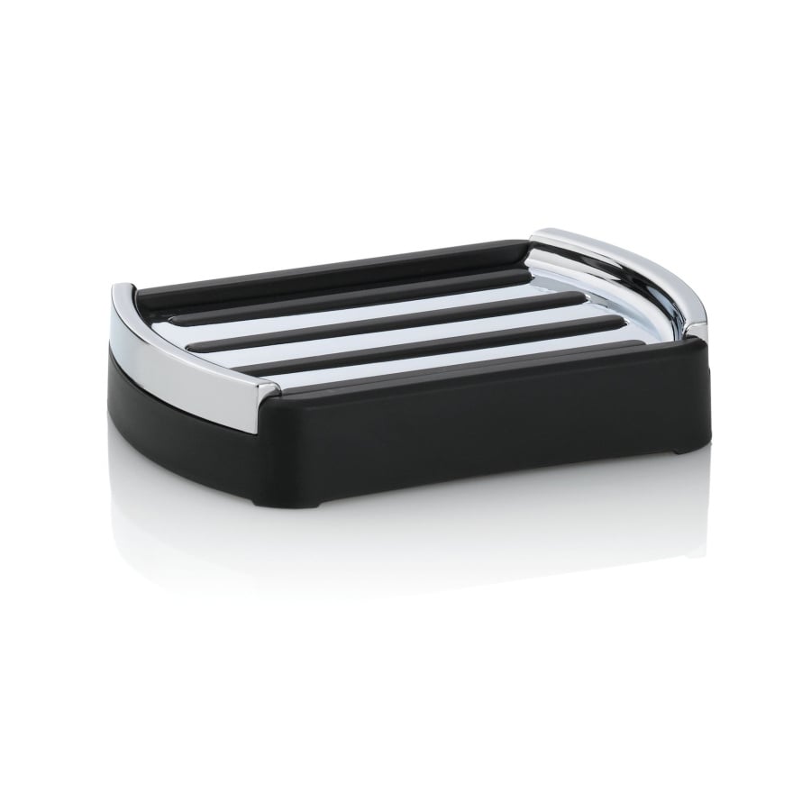 Mydelniczka, 12,5 x 9,5 x 2,5 cm, czarna