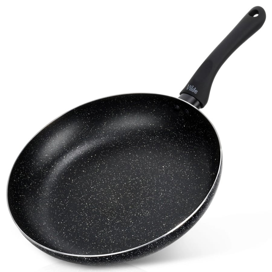 Patelnia granitowa BLACK LINE 28 cm