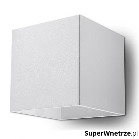 Kinkiet 10x12cm Sollux Lighting Quad Biały