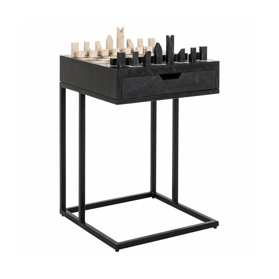 RICHMOND stolik szachowy DAVOS czarny