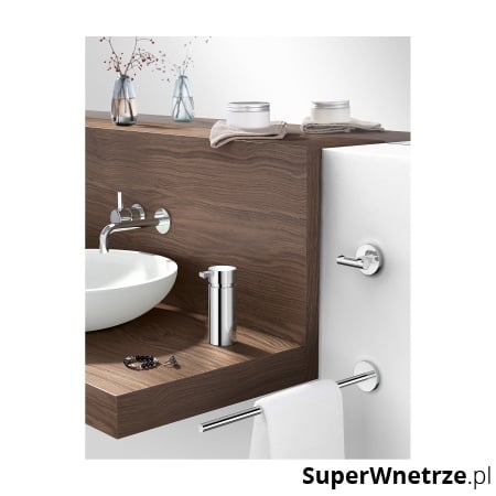 Wieszak łazienkowy ścienny Zack Scala srebrny