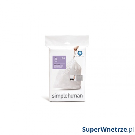 Worki na śmieci 45L rozm. N Simple Human 20 szt.