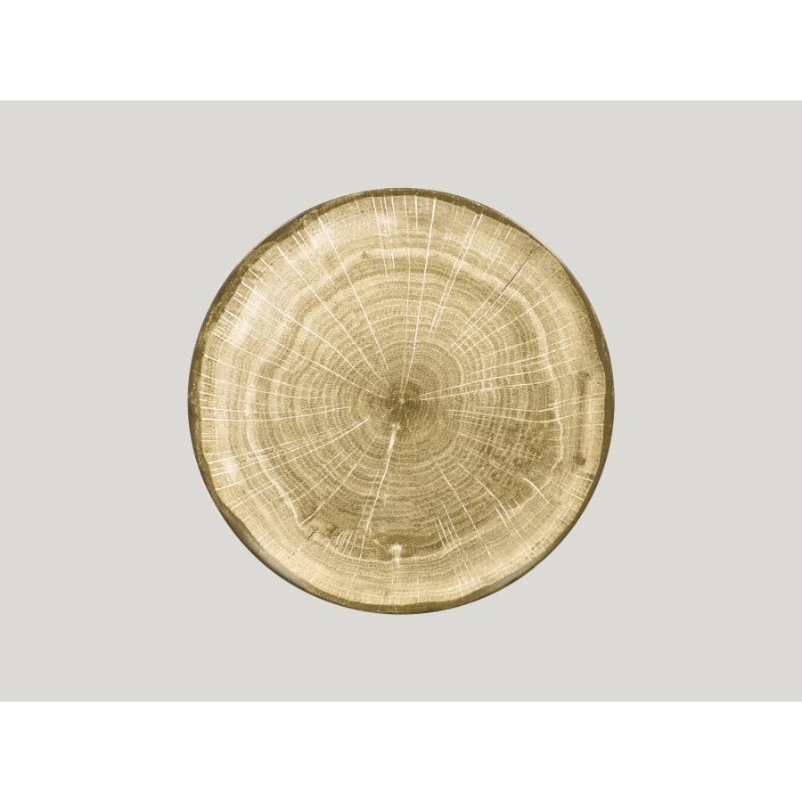 Woodart talerz płaski brazowy 24 cm