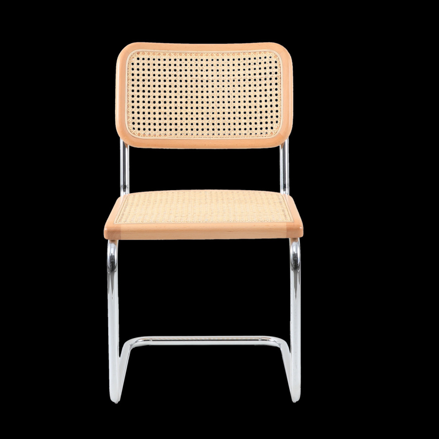 Krzesło vienna rattanowo chromowane