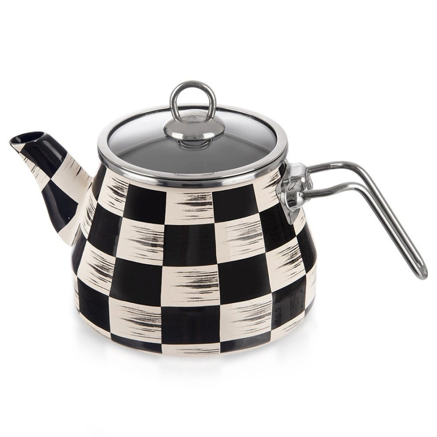 Czajnik emaliowany szachownica 2 l