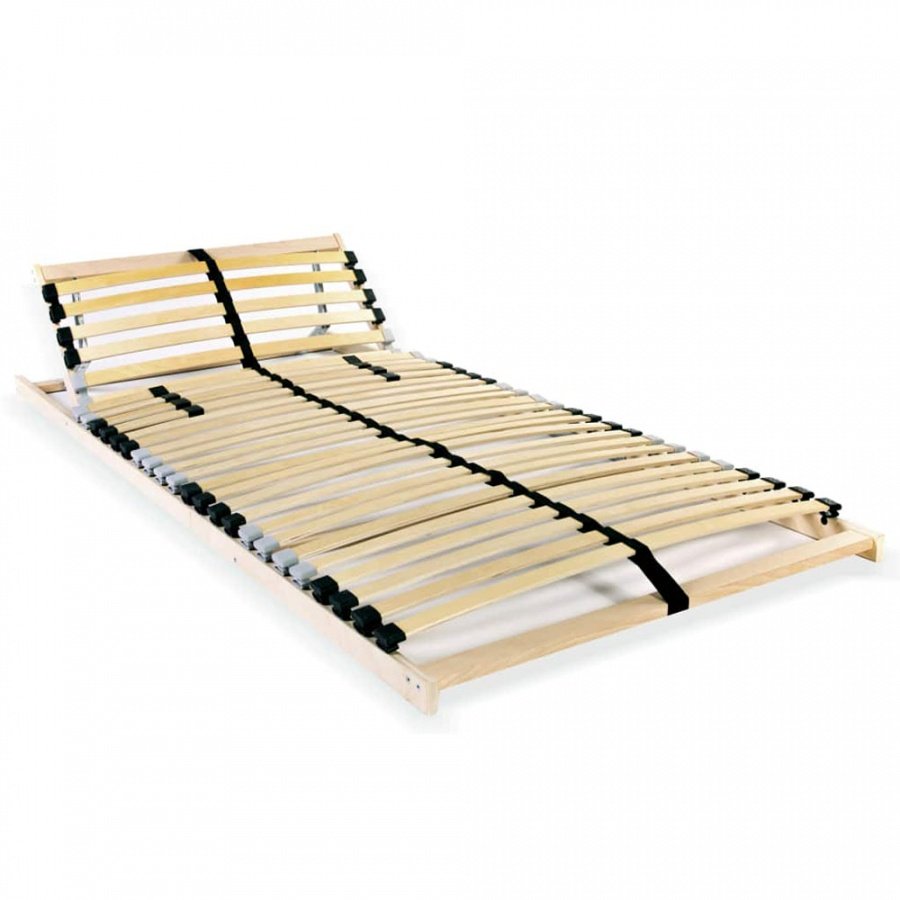 Stelaż do łóżka z 28 listwami, drewno FSC, 7 stref, 70 x 200 cm