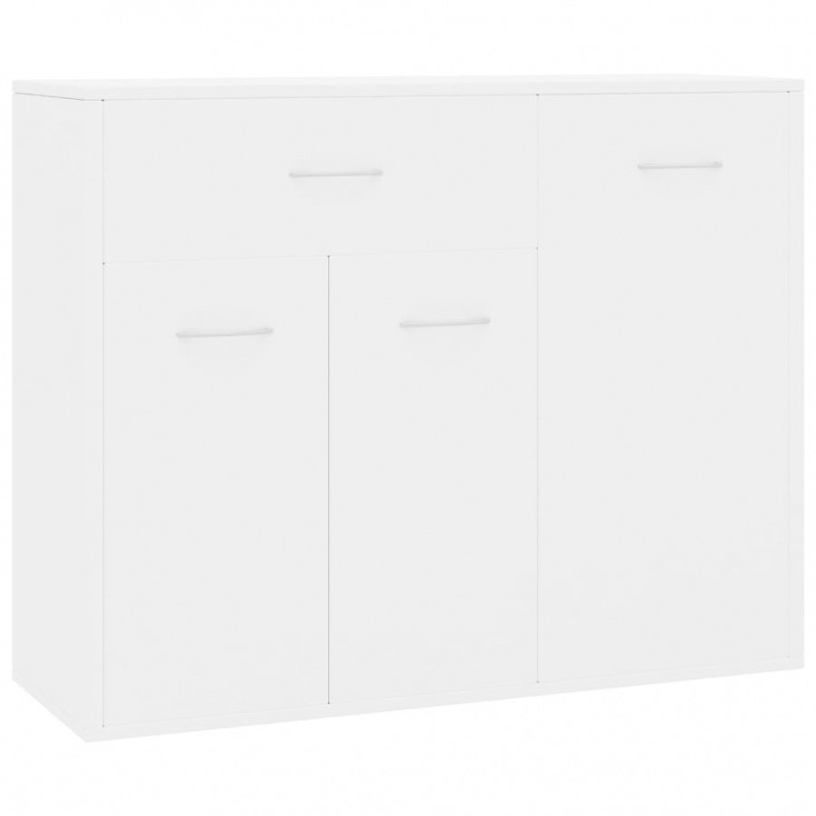 Szafka na wysoki połysk, biała, 88 x 30 x 70 cm, płyta wiórowa