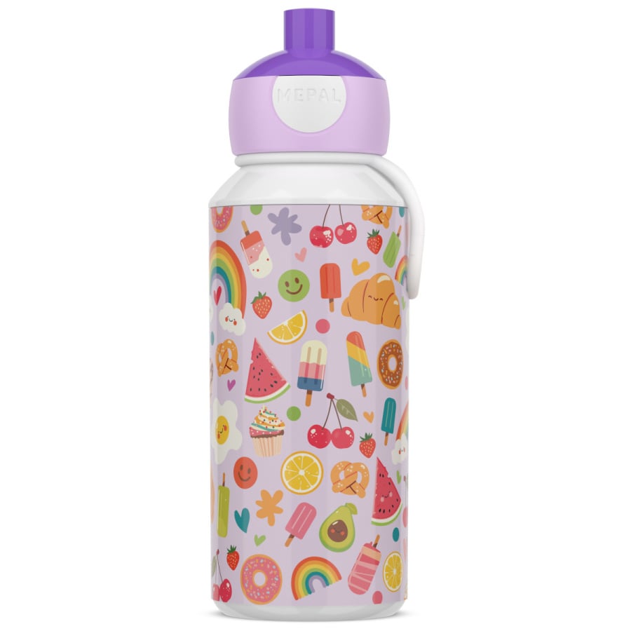Butelka dla dzieci pop-up campus 400 ml food fest 107410065405