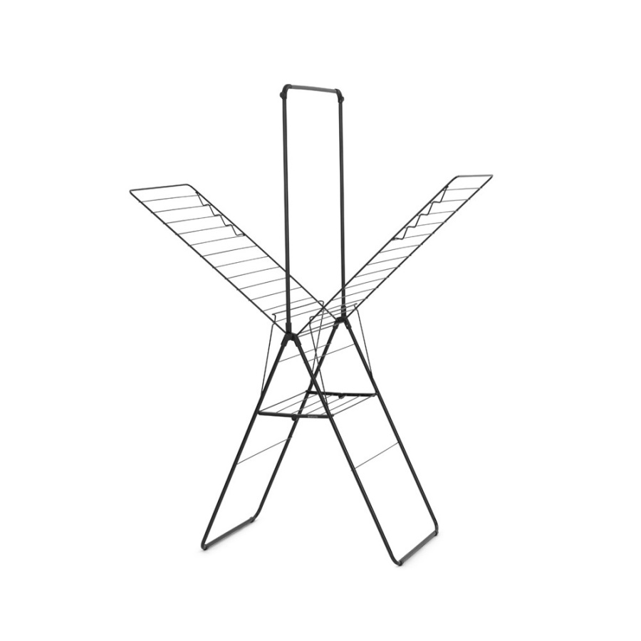 Suszarka na pranie HangOn 25m + drążek czarna 403521